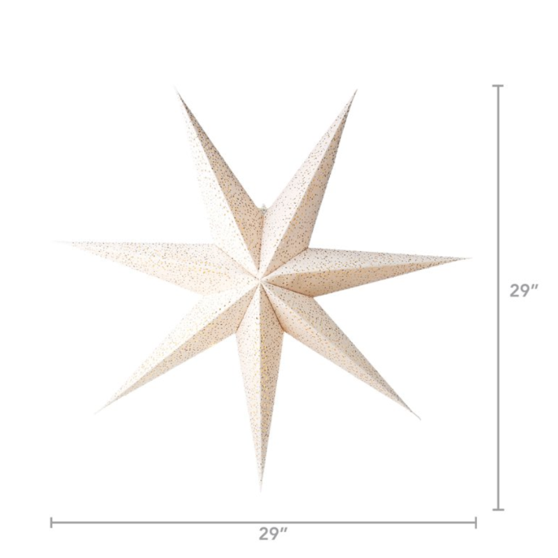 Paper Star Christmas Ornaments