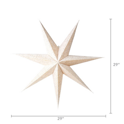 Paper Star Christmas Ornaments