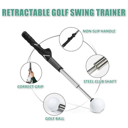 Telescopic club, Retractable Golf Swing Training Aid