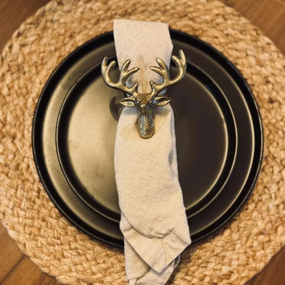 2pk Deer Napkin Rings