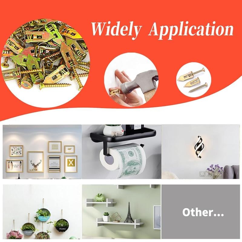 Self Drilling Drywall Anchors with Screws Kit