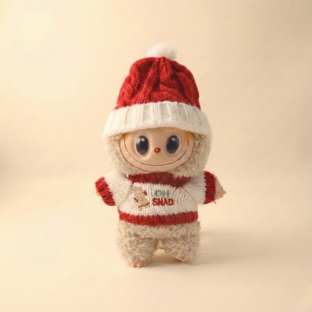 Labubu Holiday Knit Outfit
