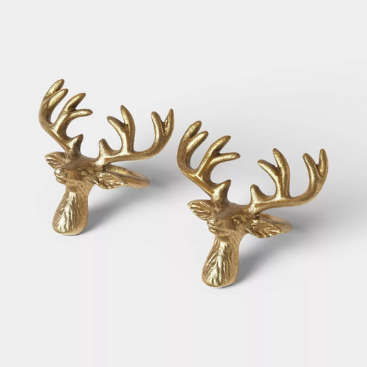 2pk Deer Napkin Rings