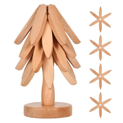 Tree Shape Trivet Set