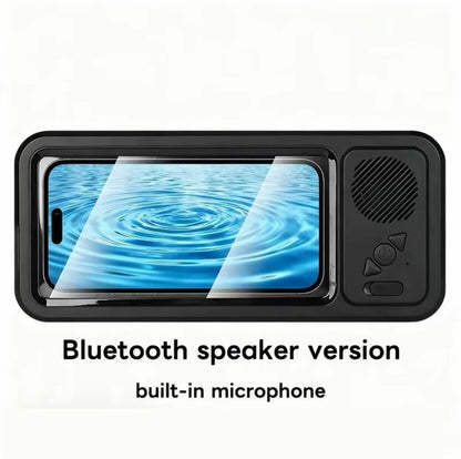 Shower Phone Holder with Wireless Bluetooth Speaker