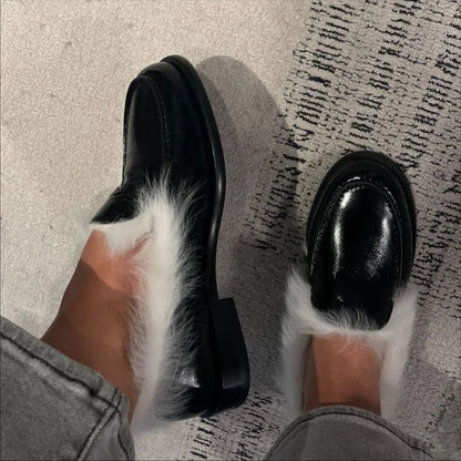 Goat Suede Lambskin Shoes
