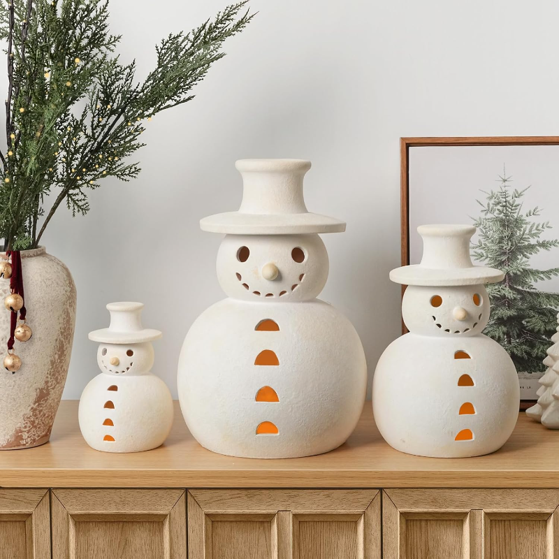Handcrafted Snowman Ornament