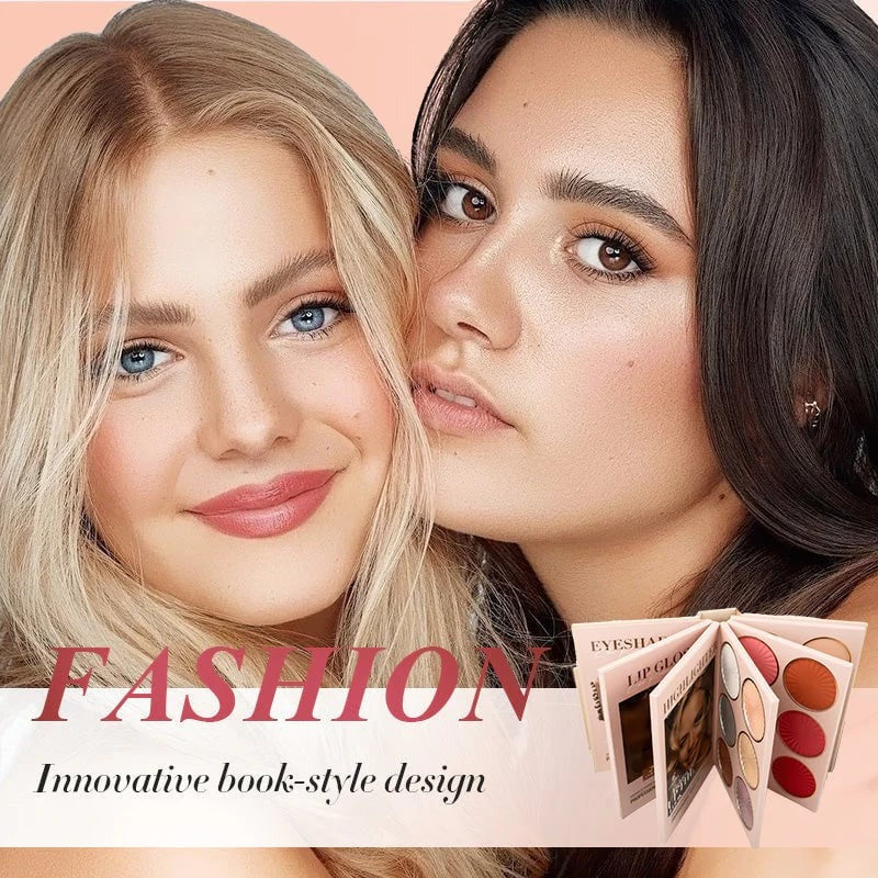 5-Layer Book-Style Makeup Palette with 67 Pro Shades