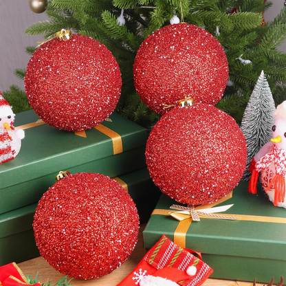 Set Of 4 Large Christmas Tree Decorations