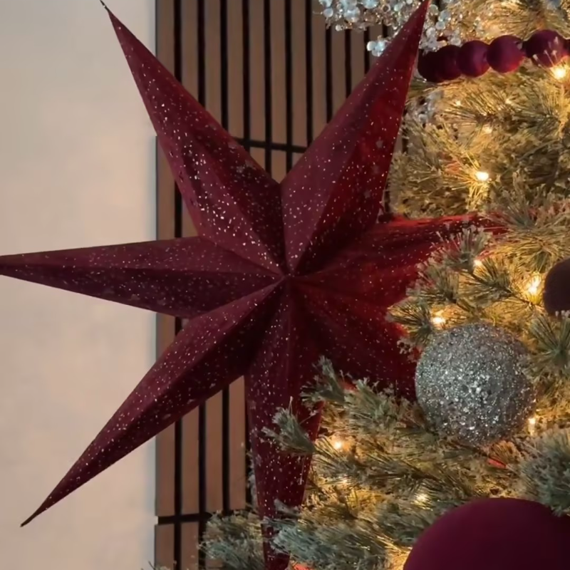 Paper Star Christmas Ornaments