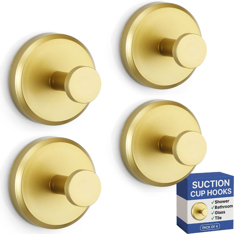 4-piece Suction Cup Hook Set