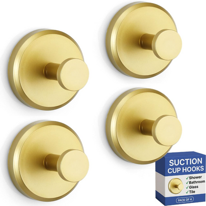 4-piece Suction Cup Hook Set