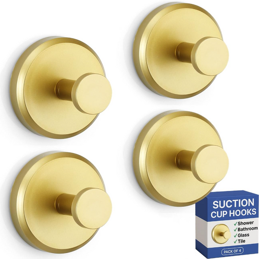 4-piece Suction Cup Hook Set