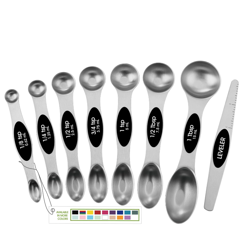 Stainless Steel Magnetic Measuring Spoon Set