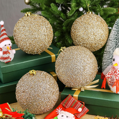 Set Of 4 Large Christmas Tree Decorations
