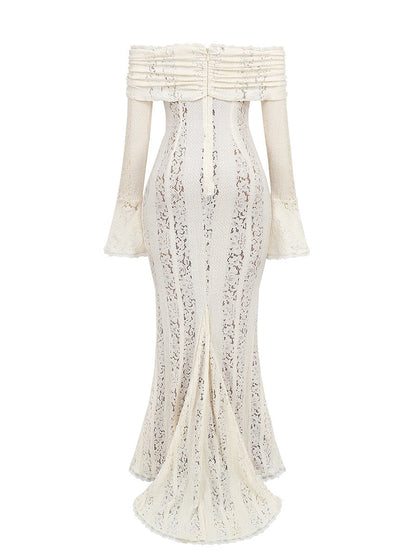 Sexy Off Shoulder Lace Mermaid Dress