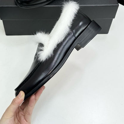 Goat Suede Lambskin Shoes