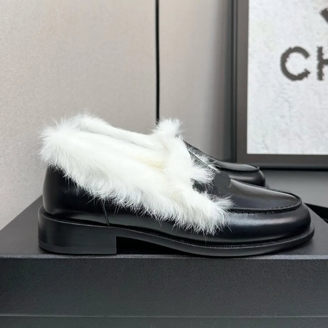 Goat Suede Lambskin Shoes